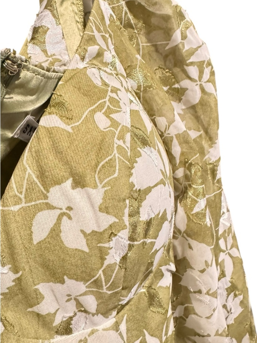Saints & Secrets Floral Atlanta Mini Dress Size Small Romantic Puff Sleeve - Picture 3 of 7